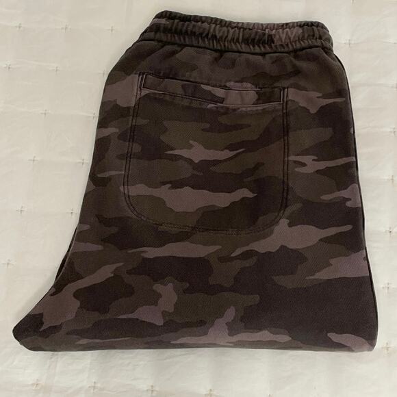 Athleta Farallon Jogger Pants Women’s 6 Green Khaki Camo Stretch Drawstring - Picture 13 of 13